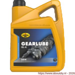 Kroon Oil Gearlube GL-4 80W handgeschakelde transmissie olie 5 L can - A21500647 - afbeelding 1
