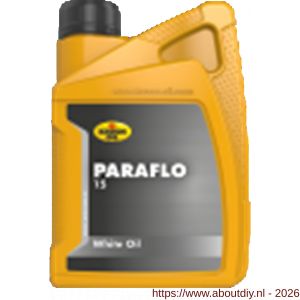 Kroon Oil Paraflo 15 witte technische medicinale olie 1 L flacon - A21500296 - afbeelding 1