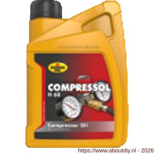 Kroon Oil Compressol H 68 compressorolie 1 L flacon - A21501044 - afbeelding 1