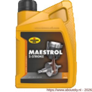 Kroon Oil Maestrol tweetakt motor olie 1 L flacon - A21501220 - afbeelding 1