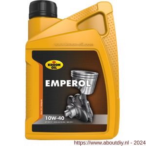 Kroon Oil Emperol 10W-40 synthetische motorolie Synthetic Multigrades passenger car 1 L flacon - A21500368 - afbeelding 1