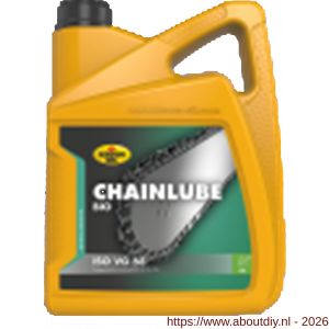 Kroon Oil Chainlube Bio kettingzaagolie 5 L can - A21501063 - afbeelding 1