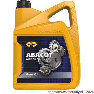 Kroon Oil Abacot MEP Synth 220 tandwielkastolie 5 L can - A21500563 - afbeelding 1