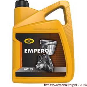 Kroon Oil Emperol 5W-40 synthetische motorolie Synthetic Multigrades passenger car 5 L can - A21500375 - afbeelding 1