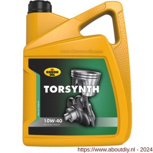 Kroon Oil Torsynth 10W-40 synthetische motorolie Synthetic Multigrades passenger car 5 L can - A21500497 - afbeelding 1