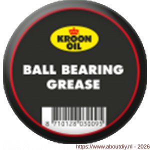 Kroon Oil Ball Bearing Grease kogellagervet onderhoud 65 ml blik - A21500883 - afbeelding 1