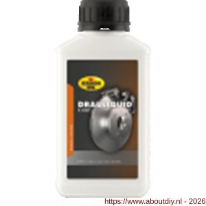 Kroon Oil Drauliquid-S DOT 4 remvloeistof 250 ml flacon - A21500110 - afbeelding 1