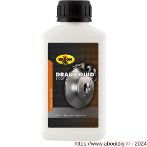 Kroon Oil Drauliquid-S DOT 4 remvloeistof 250 ml flacon - A21500110 - afbeelding 1