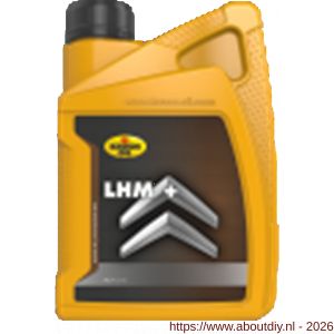 Kroon Oil LHM + hydraulische olie stuurbekrachtiging en niveauregeling 1 L flacon - A21500213 - afbeelding 1