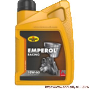 Kroon Oil Emperol Racing 10W-60 synthetische motorolie Synthetic Multigrades passenger car 1 L flacon - A21500379 - afbeelding 1