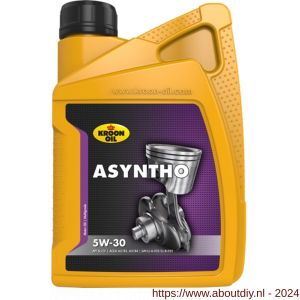 Kroon Oil Asyntho 5W-30 synthetische motorolie Synthetic Multigrades passenger car 1 L flacon - A21500305 - afbeelding 1
