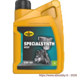 Kroon Oil Specialsynth MSP 5W-40 synthetische motorolie Synthetic Multigrades passenger car 1 L flacon - A21500486 - afbeelding 1