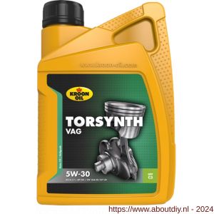 Kroon Oil Torsynth VAG 5W-30 motorolie synthetisch 1 L flacon - A21501352 - afbeelding 1