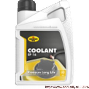 Kroon Oil Coolant SP 16 koelvloeistof 1 L flacon - A21501035 - afbeelding 1