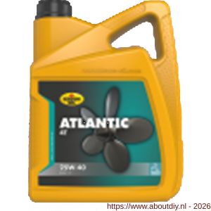 Kroon Oil Atlantic 4T 25W-40 marine viertakt motorolie 5 L can - A21500314 - afbeelding 1