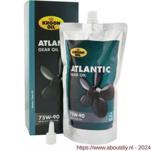 Kroon Oil Atlantic GearOil 75W-90 Marine transmissie olie 500 ml tube - A21500630 - afbeelding 1