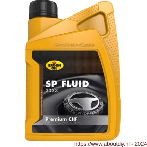 Kroon Oil SP Fluid 3023 hydraulische olie stuurbekrachtiging en niveauregeling 1 L flacon - A21500281 - afbeelding 1