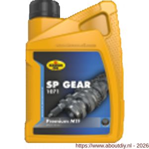 Kroon Oil SP Gear 1071 handgeschakelde transmissie olie 1 L flacon - A21500719 - afbeelding 1