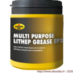 Kroon Oil MP Lithep Grease EP2 vet universeel 600 g pot - A21501232 - afbeelding 1