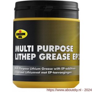 Kroon Oil MP Lithep Grease EP2 vet universeel 600 g pot - A21501232 - afbeelding 1