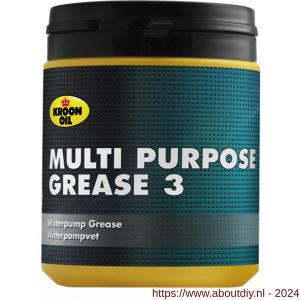 Kroon Oil Multi Purpose Grease 3 vet universeel 600 g pot - A21500933 - afbeelding 1