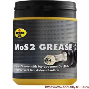 Kroon Oil MOS2 Grease EP 2 vet universeel 600 g pot - A21500919 - afbeelding 1