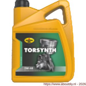 Kroon Oil Torsynth 5W-40 synthetische motorolie Synthetic Multigrades passenger car 5 L can - A21500507 - afbeelding 1