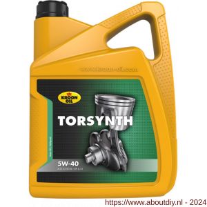 Kroon Oil Torsynth 5W-40 synthetische motorolie Synthetic Multigrades passenger car 5 L can - A21500507 - afbeelding 1