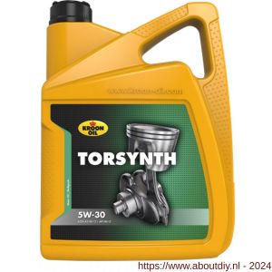 Kroon Oil Torsynth 5W-30 synthetische motorolie Synthetic Multigrades passenger car 5 L can - A21500502 - afbeelding 1