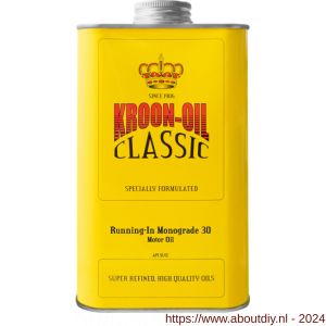 Kroon Oil Running-In Monograde 30 motorolie Classic 1 L blik - A21500484 - afbeelding 1