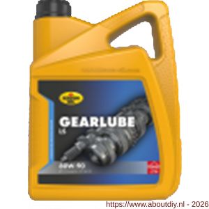 Kroon Oil Gearlube LS 80W-90 handgeschakelde transmissie olie 5 L can - A21500669 - afbeelding 1