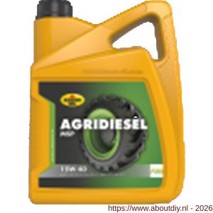 Kroon Oil Agridiesel MSP 15W-40 Agri diesel motorolie 5 L can - A21500152 - afbeelding 1