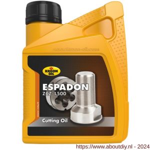 Kroon Oil Espadon ZCZ-1500 snijolie metaalbewerking 500 ml flacon - A21500554 - afbeelding 1