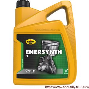Kroon Oil Enersynth FE 0W-16 motorolie mineraal 5 L can - A21501309 - afbeelding 1