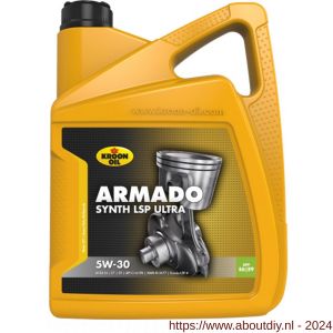 Kroon Oil Armado Synth LSP Ultra 5W-30 motorolie synthetisch 5 L can - A21501275 - afbeelding 1