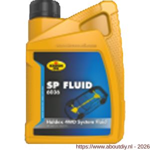 Kroon Oil SP Fluid 6036 transmissie-versnellingsbak olie mineraal 850 ml flacon - A21501366 - afbeelding 1