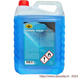 Kroon Oil Screen Wash -20 graden C ruitenwisservloeistof 5 liter can - A21501269 - afbeelding 1
