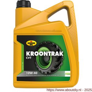 Kroon Oil Kroontrak CVT 10W-40 multifunctionele olie voor landbouw- en grondverzetmachines 5 L can - A21501385 - afbeelding 1