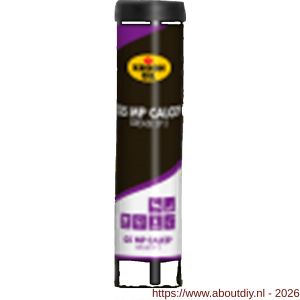 Kroon-Oil Q5 MP Calcep Grease EP 2 vet universeel 400 g patroon - A21501819 - afbeelding 1