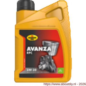 Kroon-Oil Avanza RPC 5W-30 motorolie 1 L flacon - A21501707 - afbeelding 1