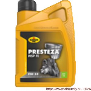 Kroon-Oil Presteza MSP FE 0W-30 motorolie 1 L flacon - A21501637 - afbeelding 1