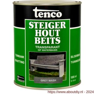 Tenco Steigerhoutbeits dekkend Grey Wash 1 L blik - A40710208 - afbeelding 1