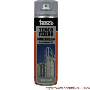 Tenco Ferro industrielak dekkend aluminium spray 0,5 L spuitbus 409 - A40710154 - afbeelding 1