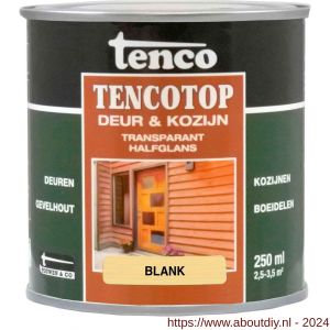 TencoTop Deur en Kozijn houtbeschermingsbeits transparant halfglans blank 0,25 - A40710387 - afbeelding 1