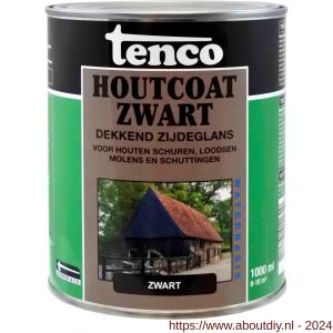 Tenco Houtcoat houtcoating dekkend waterbasis zijdeglans 1 L blik - A40710374 - afbeelding 1