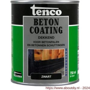 Tenco Betoncoating betonverf dekkend zwart 0,75 - A40710470 - afbeelding 1
