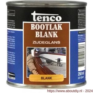 Tenco Bootlak blank zijdeglans 0,25 L blik - A40710474 - afbeelding 1