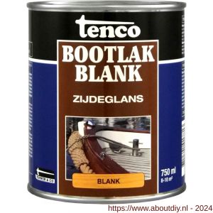 Tenco Bootlak blank zijdeglans 0,75 L blik - A40710475 - afbeelding 1