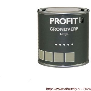 Profit Grondverf grijs 0.25 L blik - A40710099 - afbeelding 1