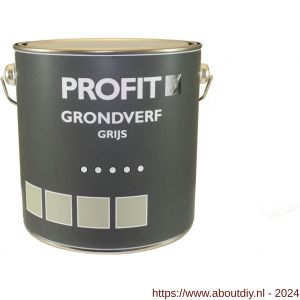 Profit Grondverf grijs 2.5 L blik - A40710101 - afbeelding 1